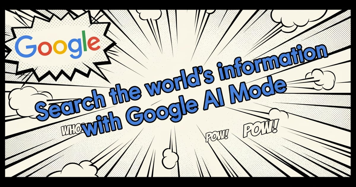 Google comic style OG image generated by OG Pilot